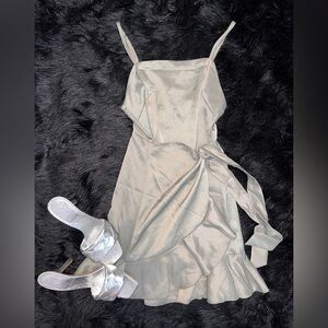 Elegant Sage Green Women's Dress